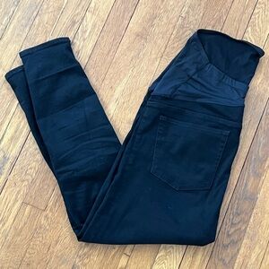 Black J.Crew Factory Full Panel Maternity Skinny Jeans Sz 30